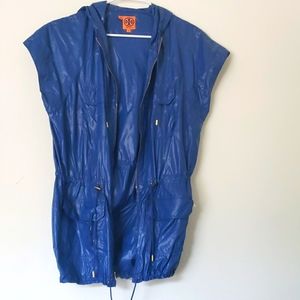 Tory Burch short sleeve light blue jacket